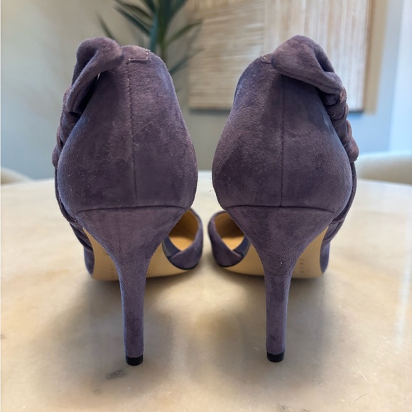 White House Black Market Ella Suede Violet Vista Pumps- 9.5 M - Picture 2 of 4